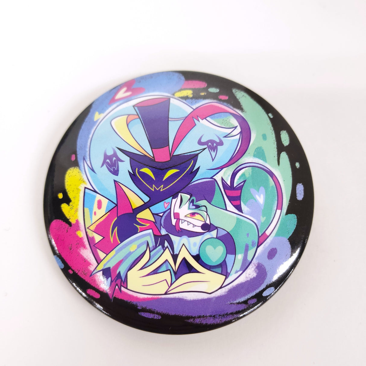 HELLUVA BOSS 缶バッジ（オジー & フィッツァローリ）