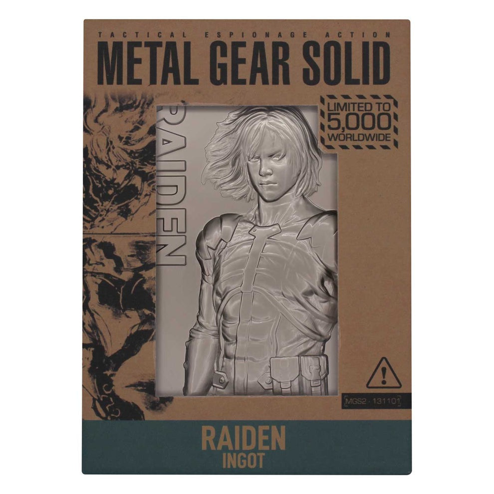 METAL GEAR SOLID 2 SONS OF LIBERTY 雷電 インゴット（シリアルナンバー入り）