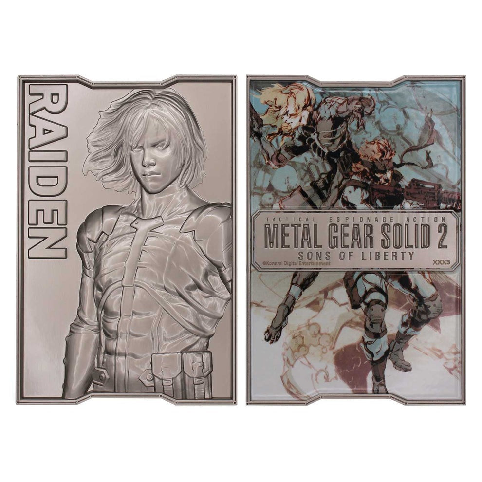 METAL GEAR SOLID 2 SONS OF LIBERTY 雷電 インゴット（シリアルナンバー入り）