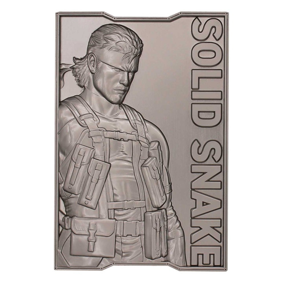 METAL GEAR SOLID 2 SONS OF LIBERTY ソリッド・スネーク インゴット（シリアルナンバー入り）