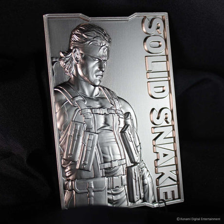 METAL GEAR SOLID 2 SONS OF LIBERTY ソリッド・スネーク インゴット（シリアルナンバー入り）