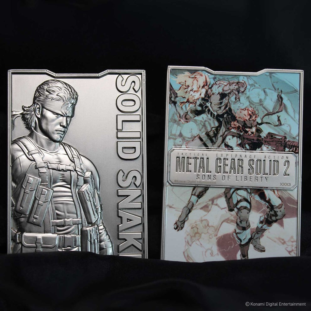METAL GEAR SOLID 2 SONS OF LIBERTY ソリッド・スネーク インゴット（シリアルナンバー入り）