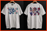 アメイジングデジタルサーカス × 寺田てら ビッグシルエットTシャツ（White/Black）