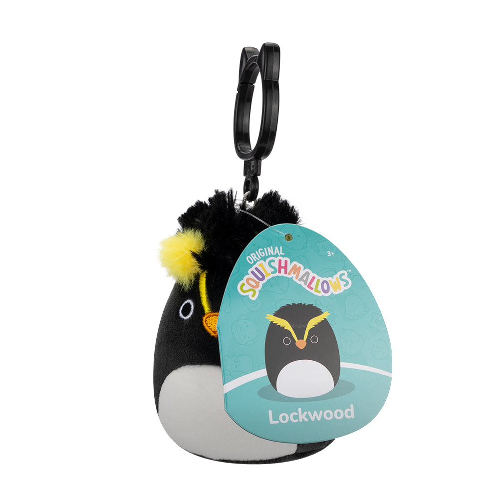 Squishmallows3.5インチぬいぐるみキーホルダー （Lockwood/ロックウッド）