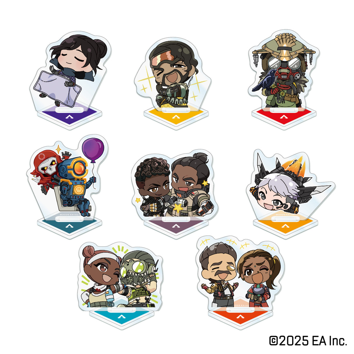 Apex Legends トレーディングアクリルスタンド（インゲームステッカー柄）D