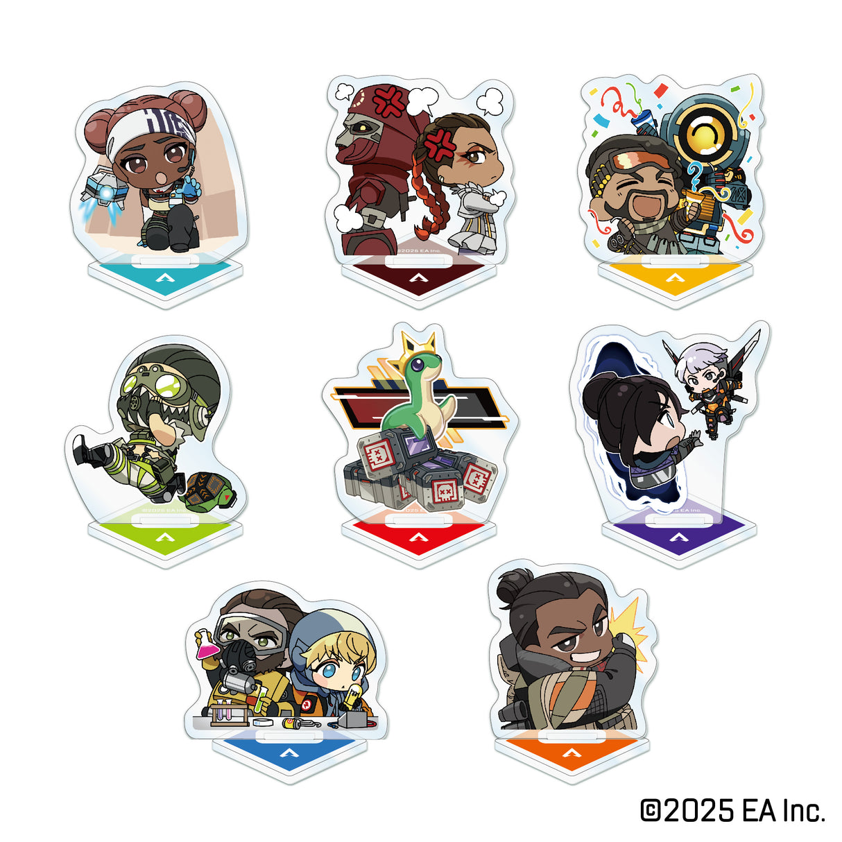 Apex Legends トレーディングアクリルスタンド（インゲームステッカー柄）C