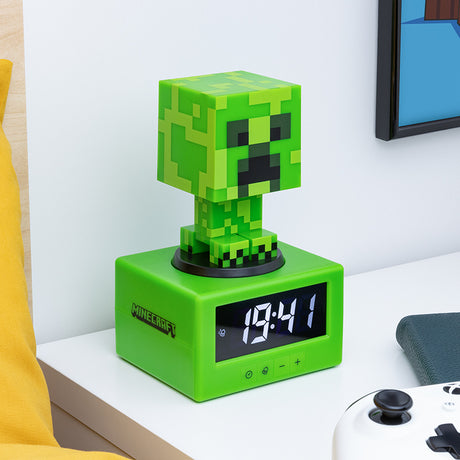 【予約商品】マインクラフト クリーパー目覚まし時計ライト