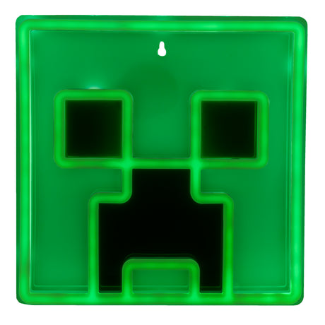 マインクラフト ウォールネオンライト（クリーパー）