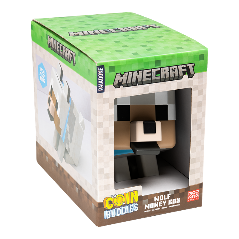 マインクラフト オオカミ貯金箱