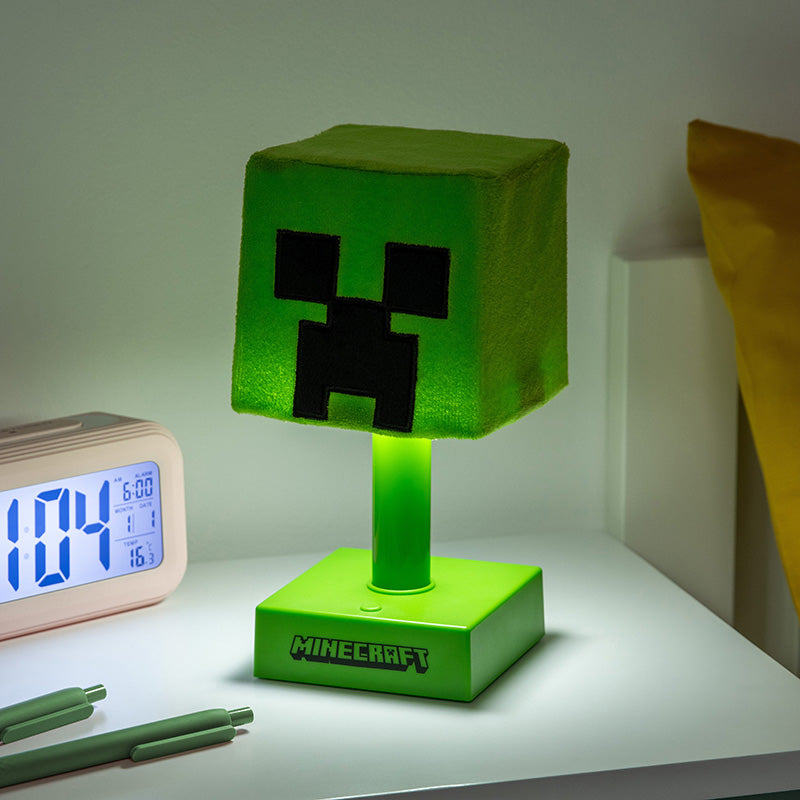 【予約商品】マインクラフト ふわふわスタンドライトミニ（クリーパー）