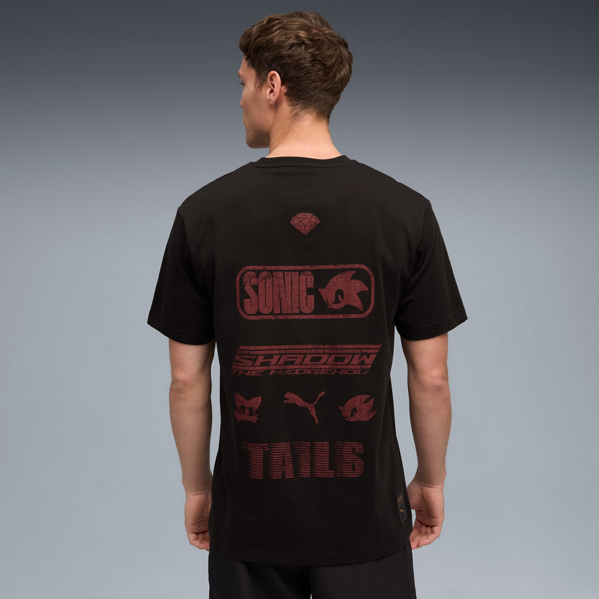 PUMA X SONIC リラックス グラフィック 半袖 Tシャツ PUMA BLACK