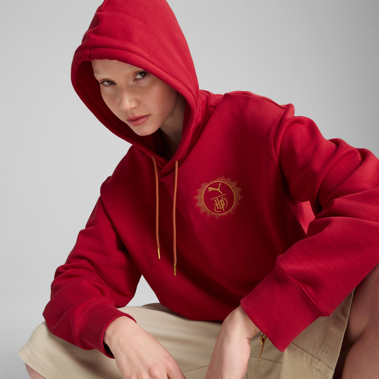 ユニセックス PUMA x ハリーポッター リラックス グラフィック フーディ Dark Crimson