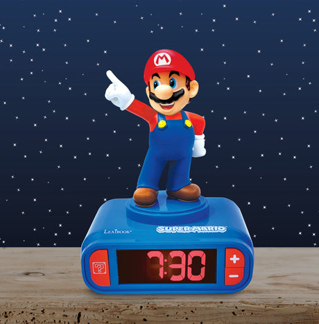 SUPER MARIO フィギュア目覚まし時計（マリオ）