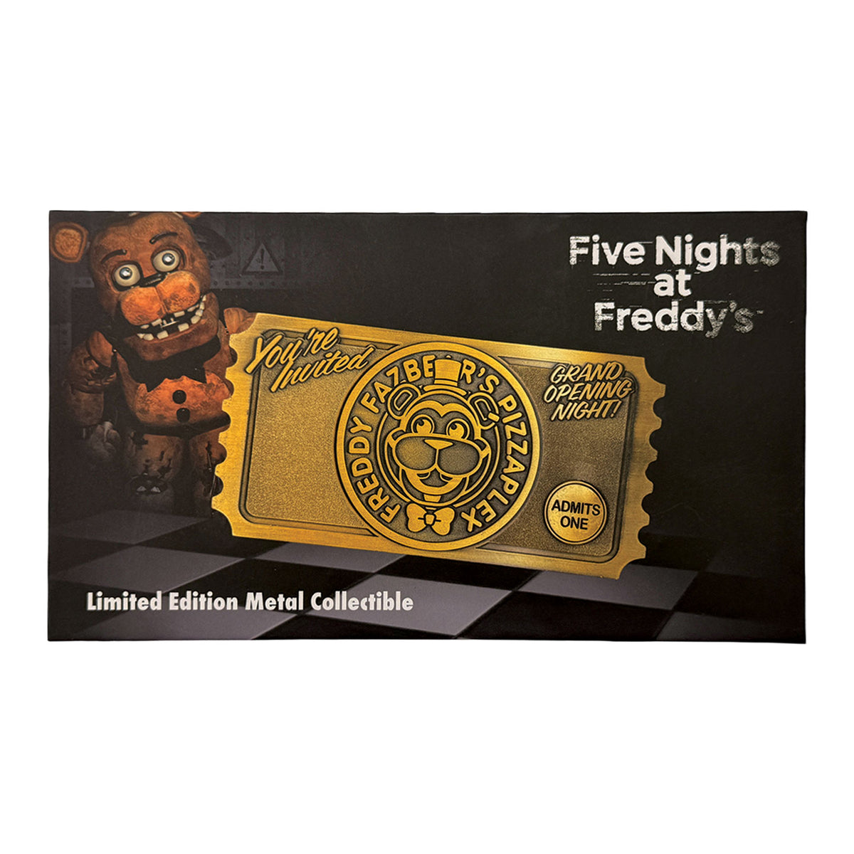【予約商品】Five Nights at Freddy's  ピザプレックス オープニングナイト チケット（シリアルナンバー入り）