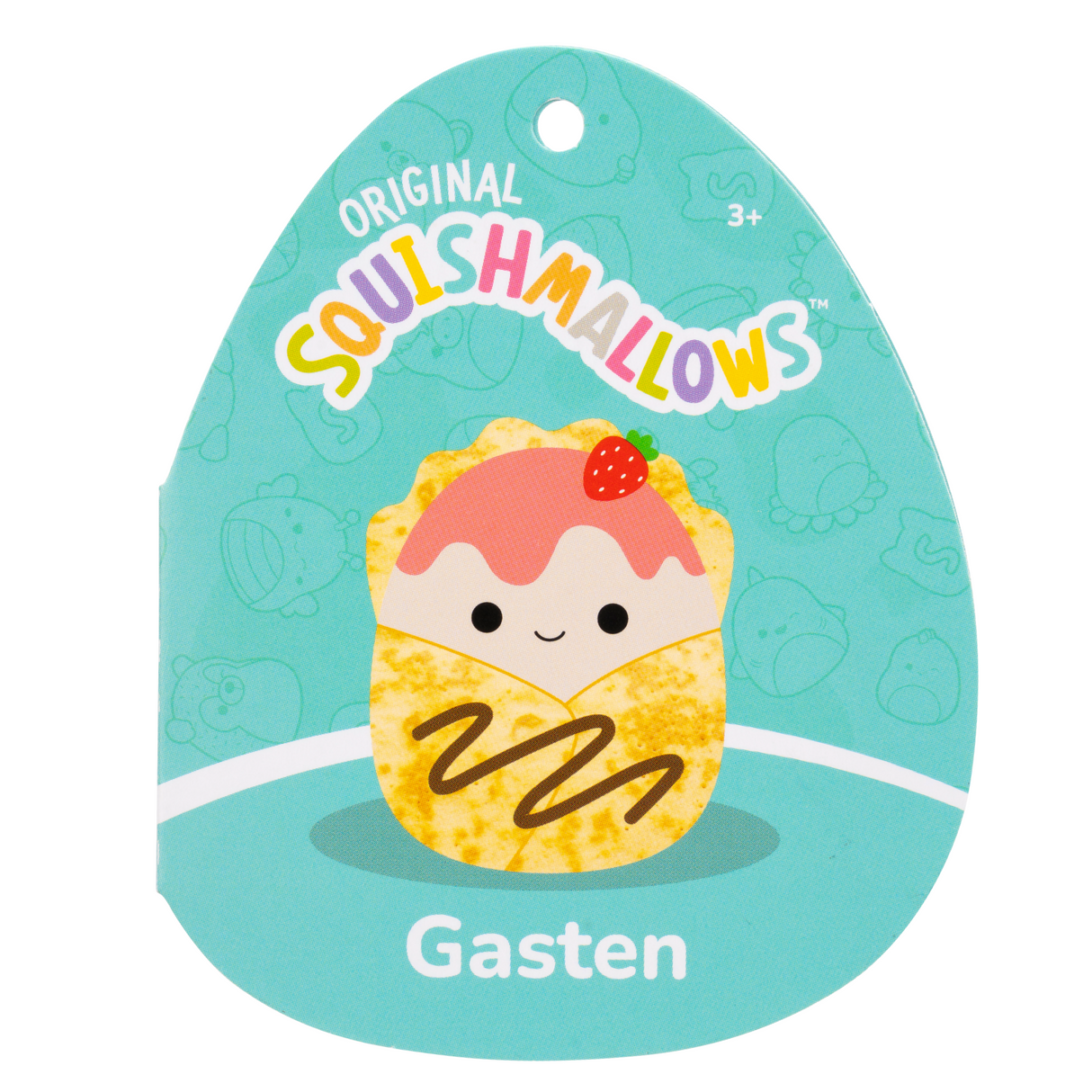 Squishmallows 3.5インチぬいぐるみキーホルダー （Gasten/ガステン）