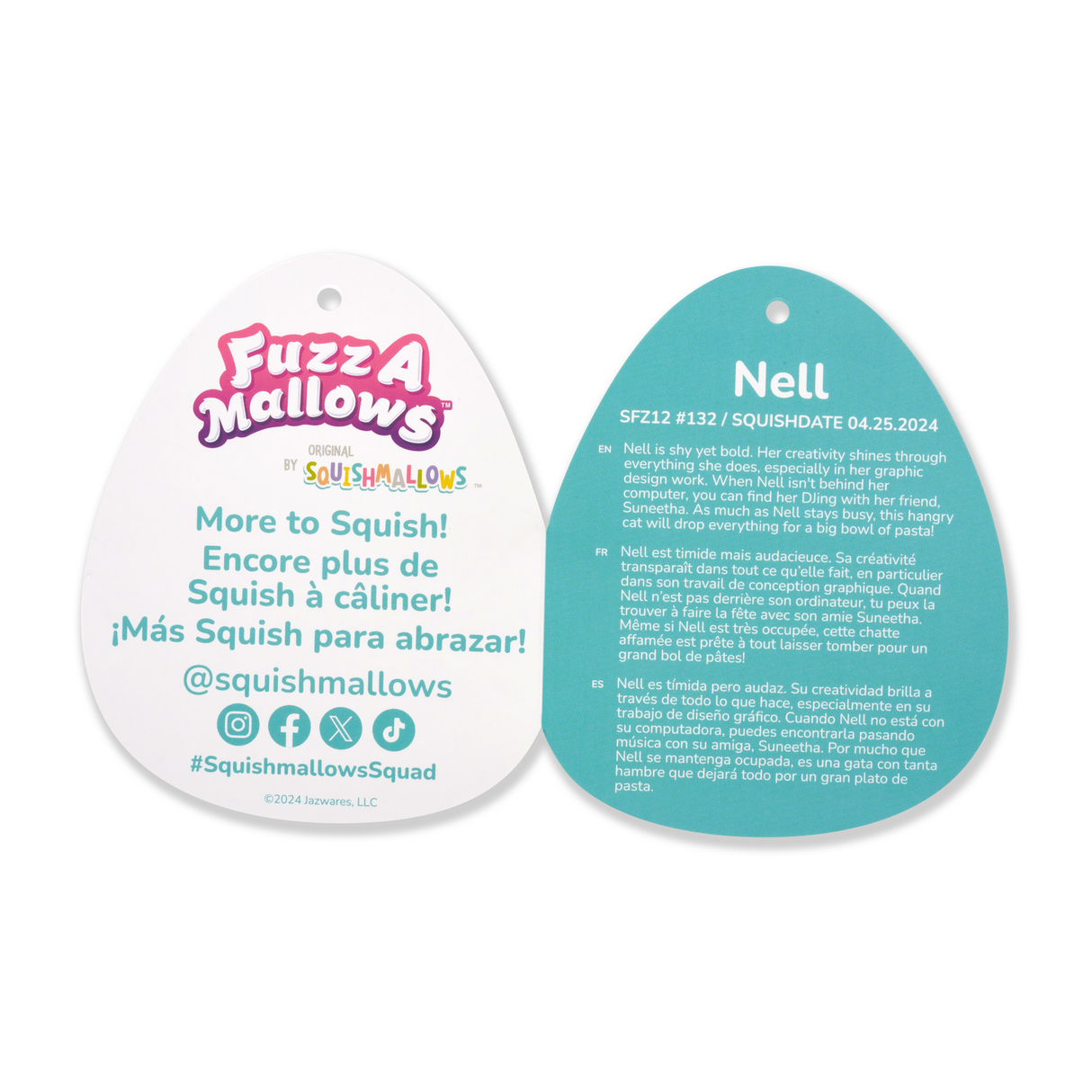 Squishmallows 12インチぬいぐるみ （Nell /ネル）