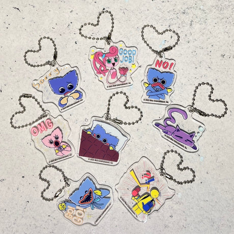 Poppy Playtime トレーディングアクリルキーホルダーvol.1（スタンプ柄）