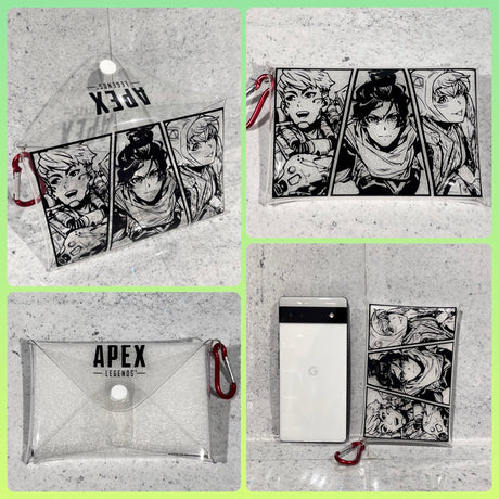 Apex Legends クリアマルチケース（マンガ柄）
