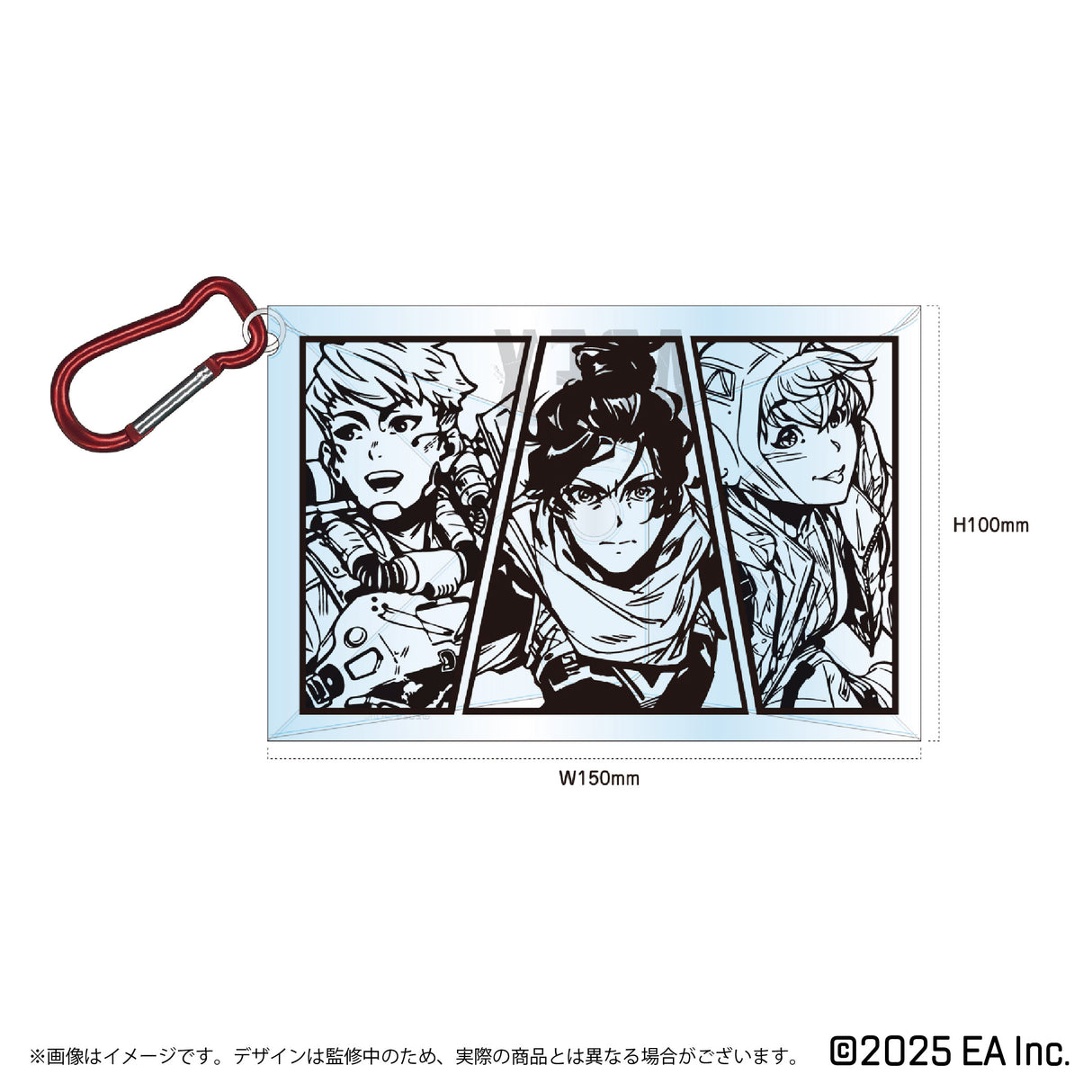 Apex Legends クリアマルチケース（マンガ柄）