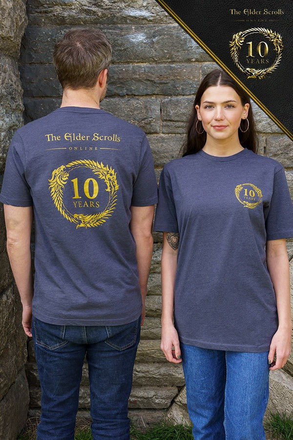 The Elder Scrolls Online １０周年記念Tシャツ