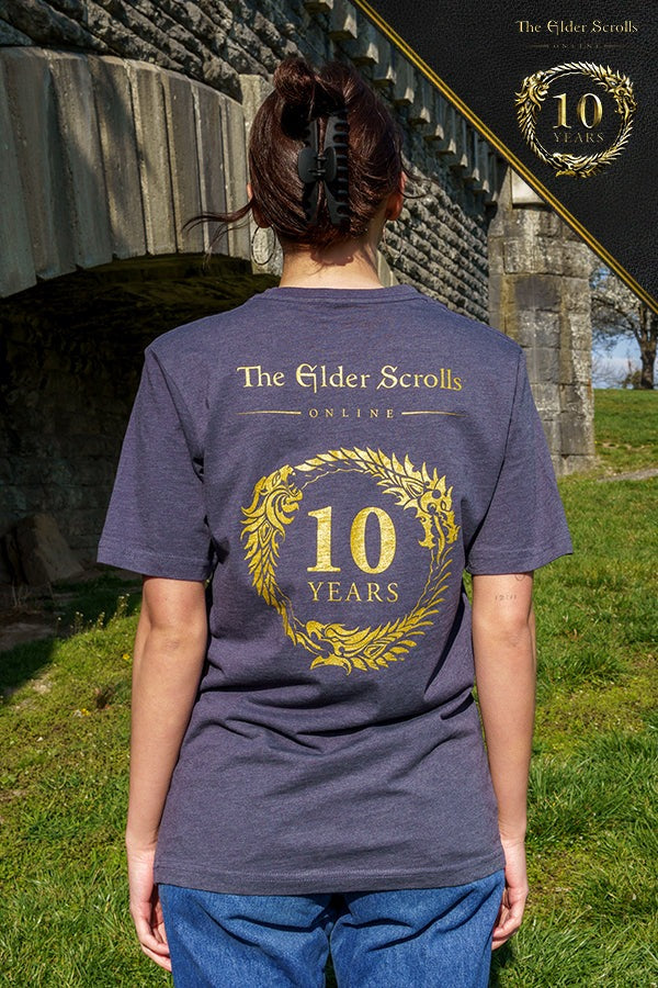 The Elder Scrolls Online １０周年記念Tシャツ