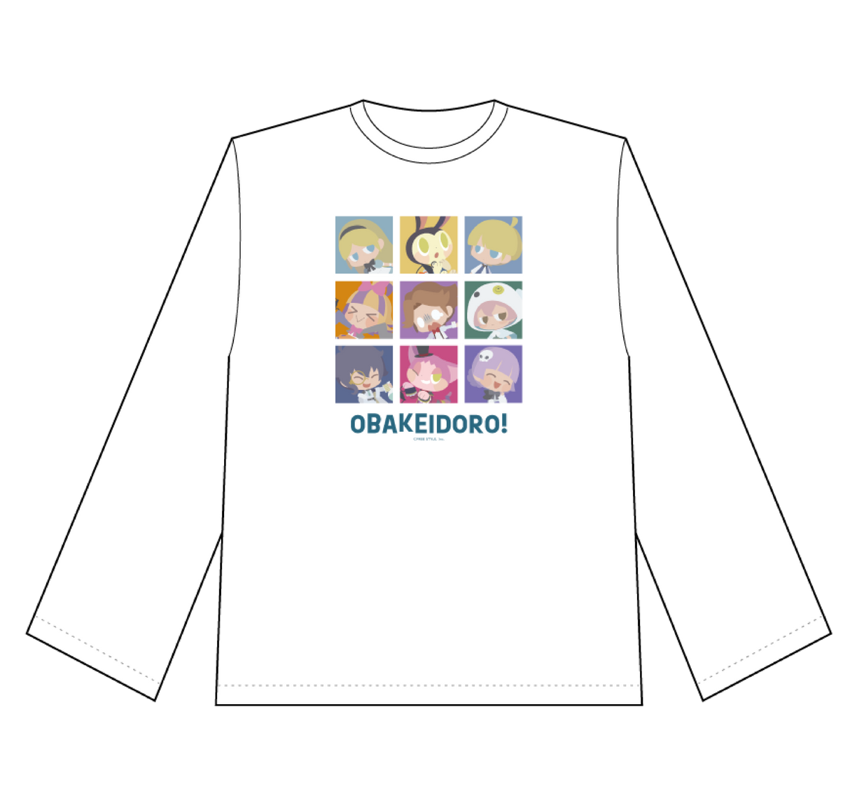 オバケイドロ！ ロングスリーブTシャツ （ニンゲン）