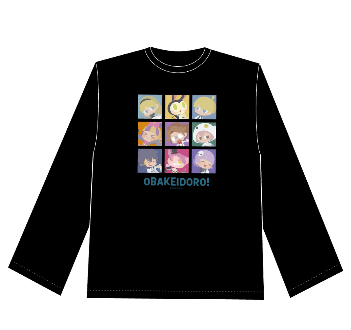オバケイドロ！ ロングスリーブTシャツ （ニンゲン）