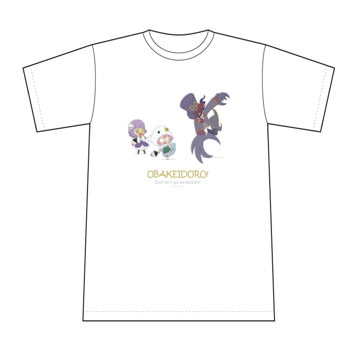 オバケイドロ！ キッズTシャツ （メアリー・ルカ・キリサキ）