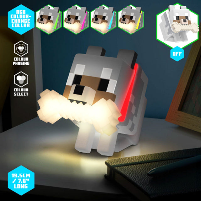 マインクラフト オオカミルームライト