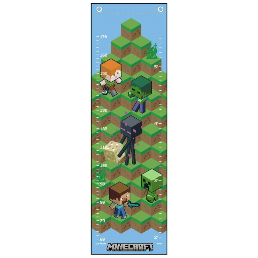 マインクラフト 身長計タペストリー