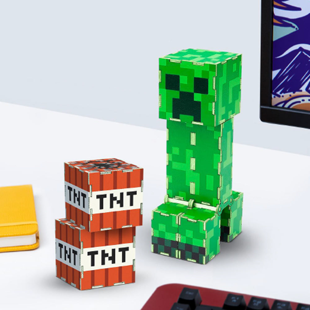マインクラフト 組み立てキット（クリーパー＆TNT）