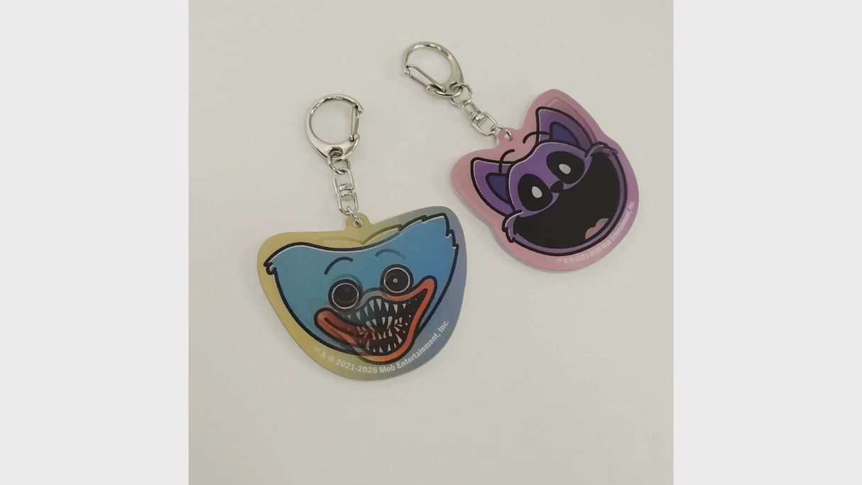 Poppy Playtime レンチキュラーアクリルキーホルダー（ハギーワギー/キャットナップ）