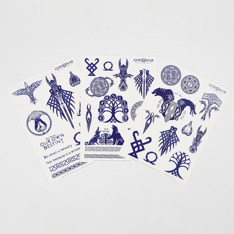 ゴッド・オブ・ウォー ラグナロク　タトゥーシールセット