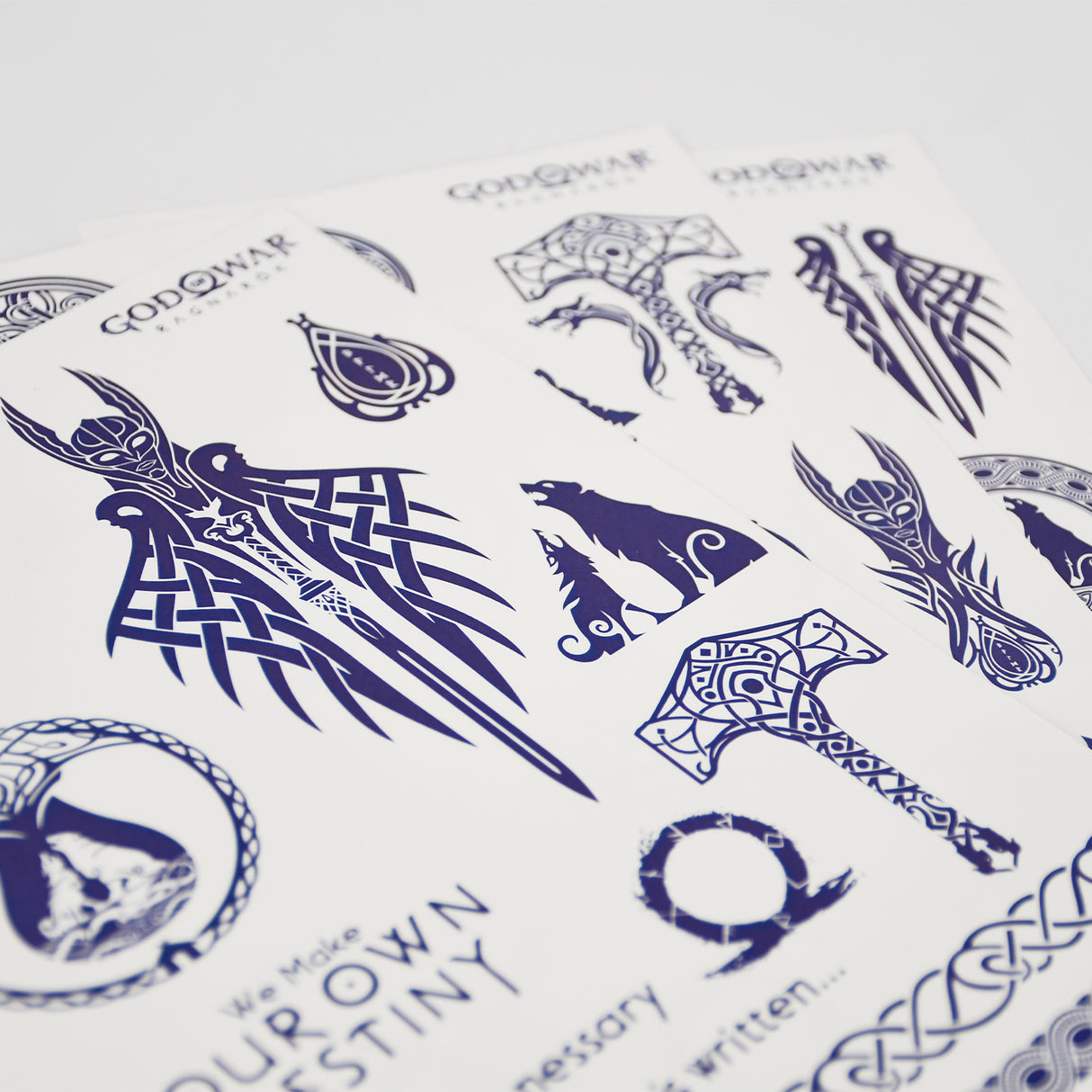 ゴッド・オブ・ウォー ラグナロク　タトゥーシールセット