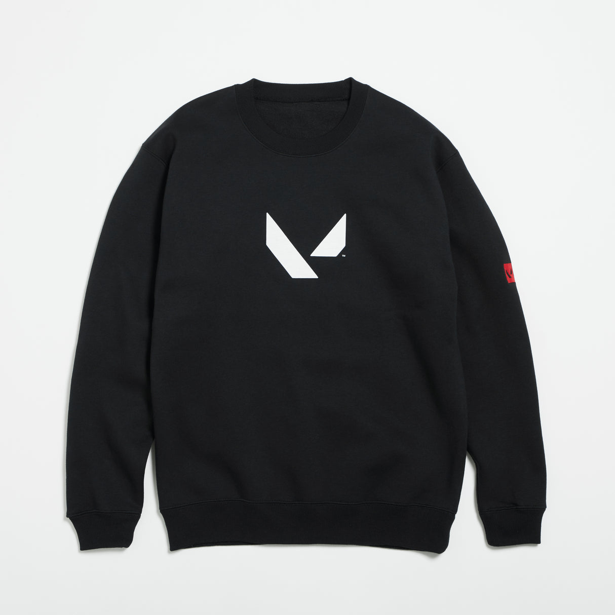 クルーネックスウェット（VLRNT×UA LOGO SWT）BLACK