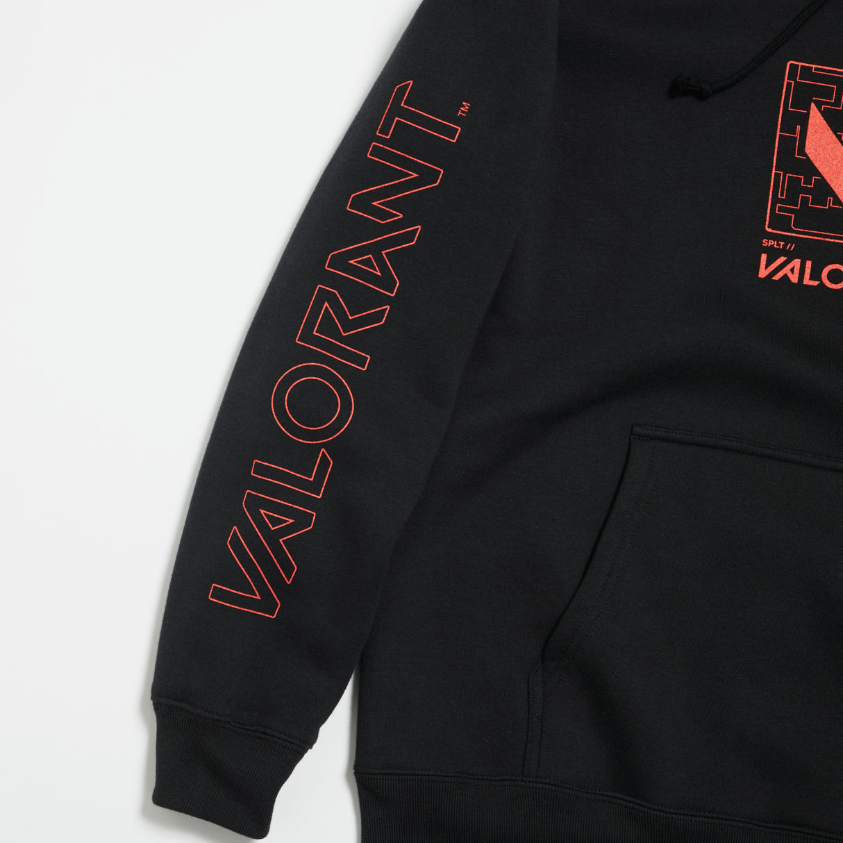 フーディ（VLRNT×UA SPLIT MAP PK）BLACK